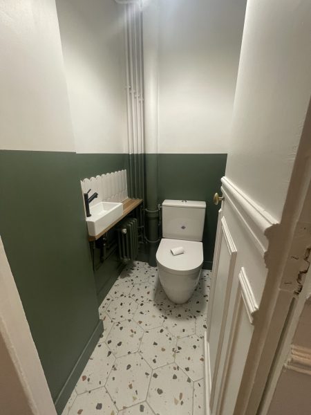 toilettes renovée